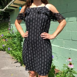 NWT Off-Shoulder Black Dress